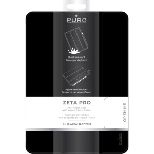 Kup Etui PURO Booklet Zeta Pro Apple iPad Pro 12.9 2018 (3. generacji) w/Magnet & Stand up z ładowaniem Apple Pencil (czarny) - PUR002BLK - {ean13} - Sklep Home Screen