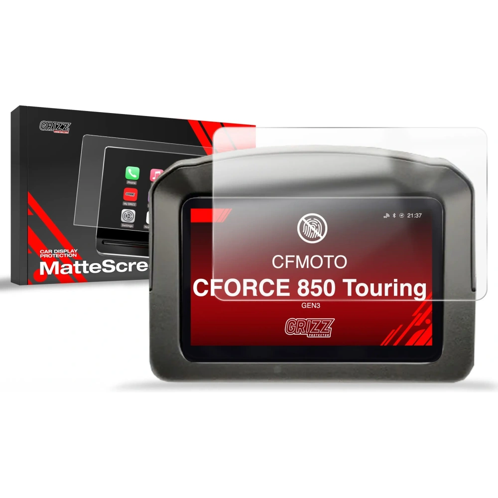 Folia matowa GrizzGlass CarDisplay Protection do CFMOTO CFORCE 850 Touring GEN3 7"