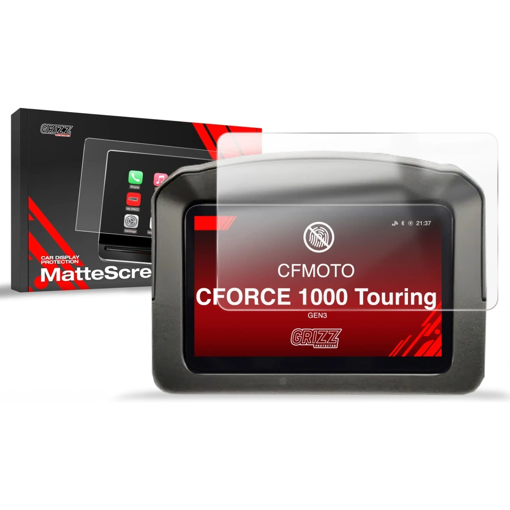 Folia matowa GrizzGlass CarDisplay Protection do CFMOTO CFORCE 1000 Touring GEN3 7"