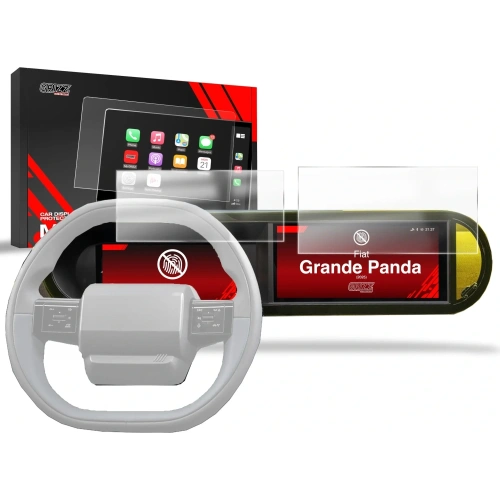 Folia matowa GrizzGlass CarDisplay Protection do Fiat Grande Panda 10,25" (2025) [2w1]