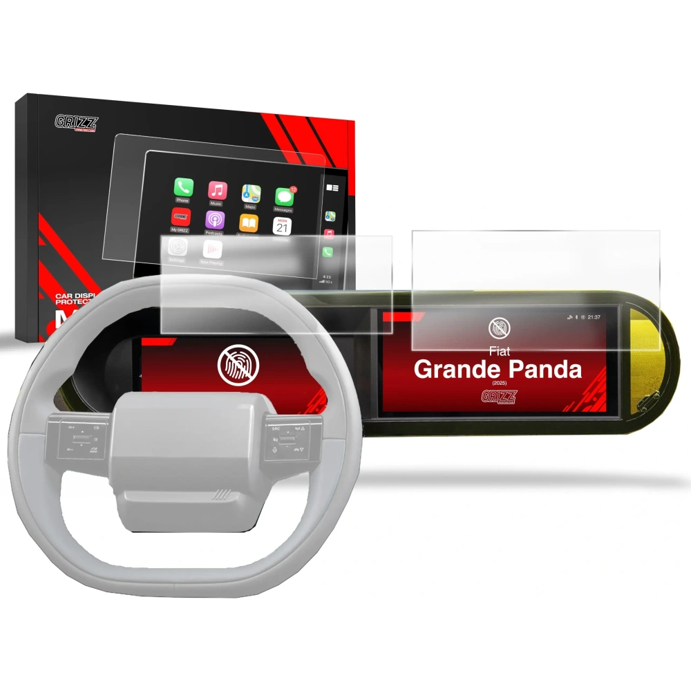Folia matowa GrizzGlass CarDisplay Protection do Fiat Grande Panda 10,25" (2025) [2w1]