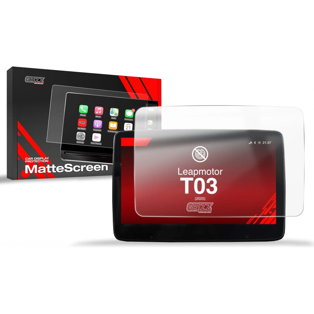 Folia matowa GrizzGlass CarDisplay Protection do Leapmotor T03 10,1" (2025)