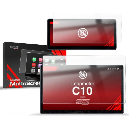 Folia matowa GrizzGlass CarDisplay Protection do Leapmotor C10 14,6" (2025) [2w1]