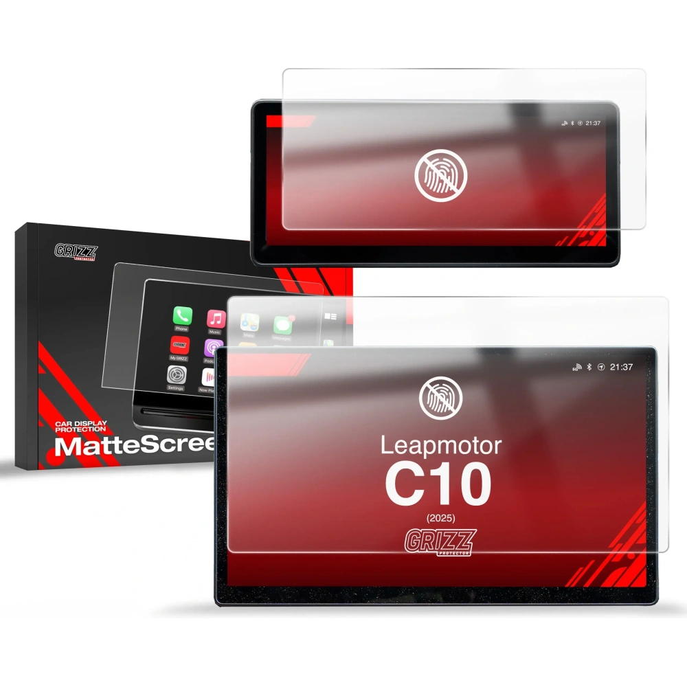 Folia matowa GrizzGlass CarDisplay Protection do Leapmotor C10 14,6" (2025) [2w1]