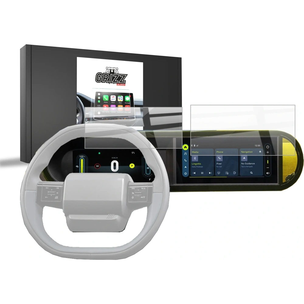 Folia ceramiczna GrizzGlass CarDisplay Protection do Fiat Grande Panda 10,25" (2025) [2w1]