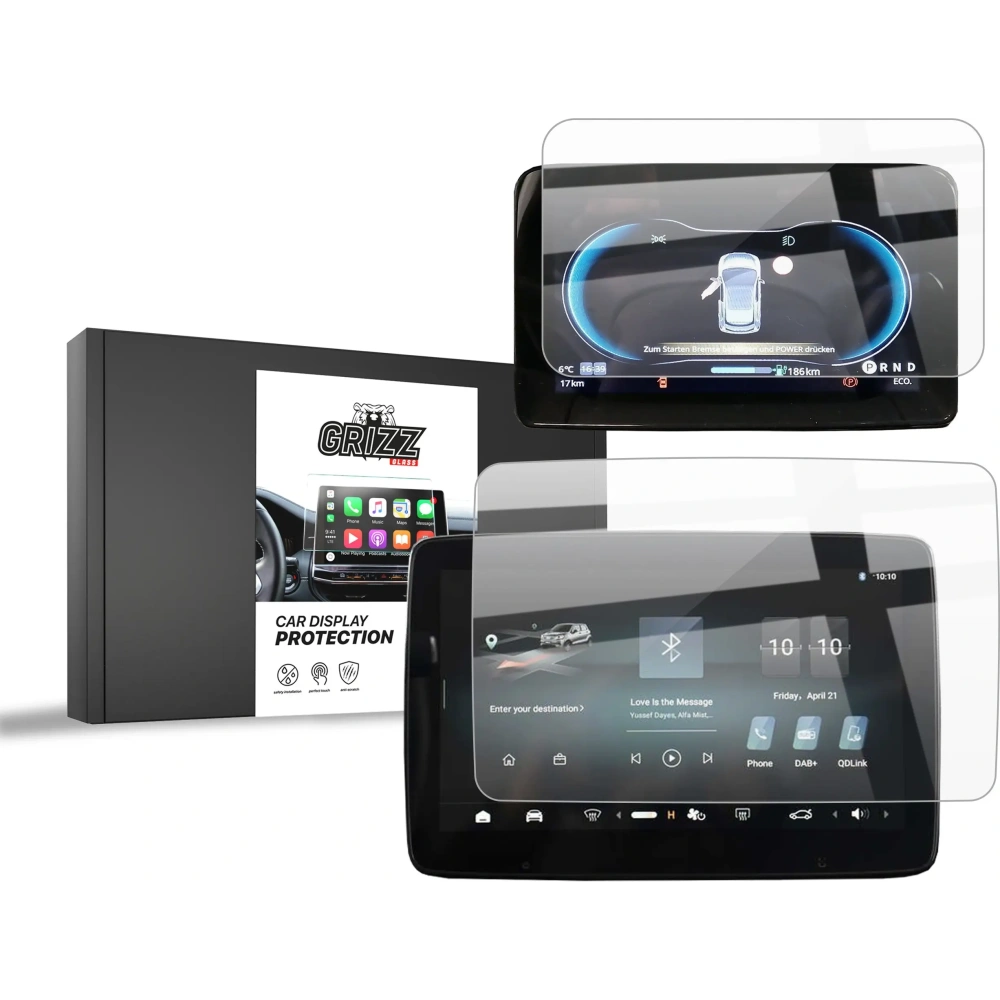Folia ceramiczna GrizzGlass CarDisplay Protection do Leapmotor T03 10,1" (2025) [2w1]