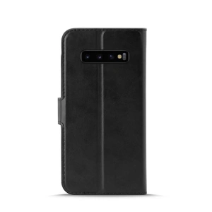 Kup Etui PURO Booklet Wallet Case Samsung Galaxy S10 z kieszeniami na karty + stand up (czarny) - PUR012BLK - {ean13} - Sklep Home Screen