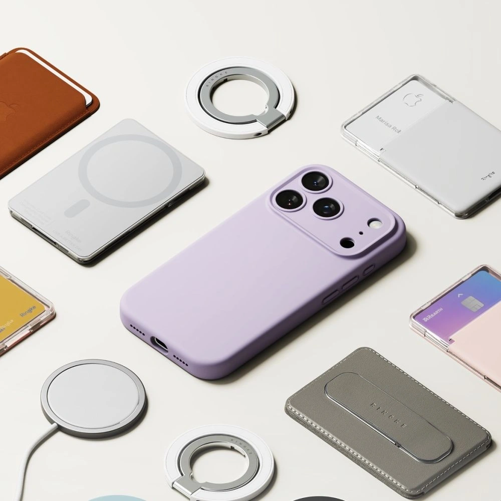 Etui Ringke Silicone Magnetic MagSafe do Apple iPhone 17 Pro Light Purple