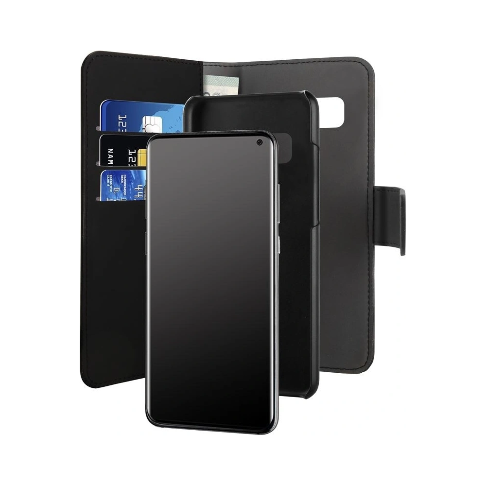 Etui PURO Wallet Detachable 2w1 Samsung Galaxy S10e (czarny)