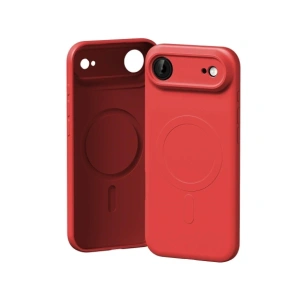 Etui Mercury Semi-Silicone MagSafe do Apple iPhone 17 Air czerwony