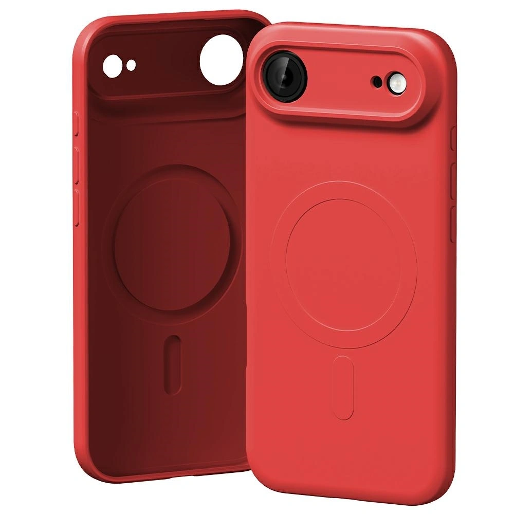 Etui Mercury Semi-Silicone MagSafe do Apple iPhone Air czerwony
