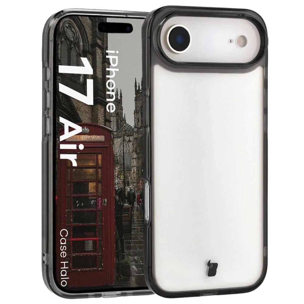 Etui Bizon Case Halo do Apple iPhone Air przydymione-czarne