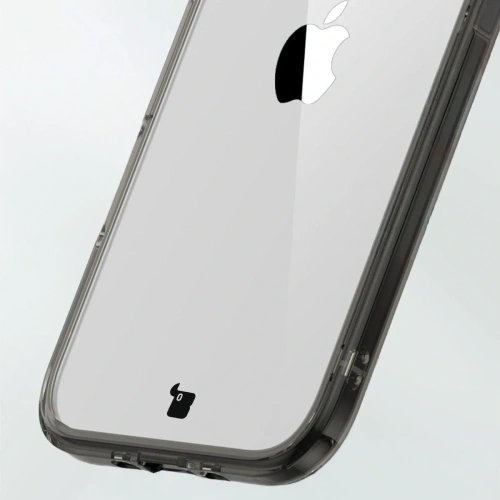 Etui Bizon Case Halo do Apple iPhone 17 Air przydymione-czarne
