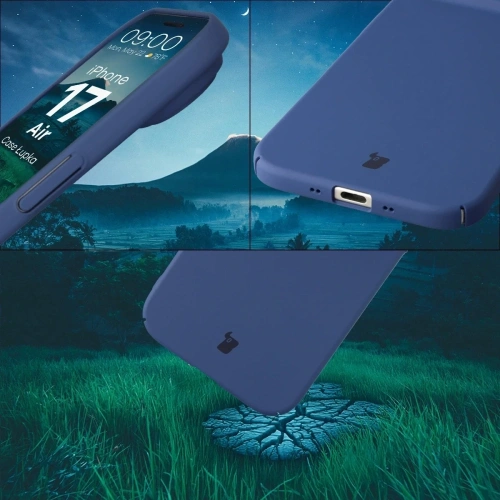 Etui Bizon Case Łupka do Apple iPhone 17 Air niebieskie