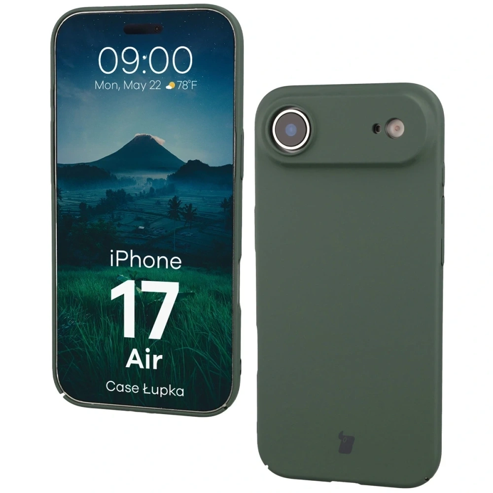 Etui Bizon Case Łupka do Apple iPhone Air zielone