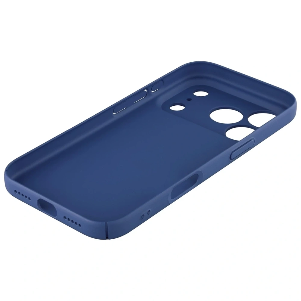 Etui Bizon Case Łupka do Apple iPhone 17 Pro niebieskie