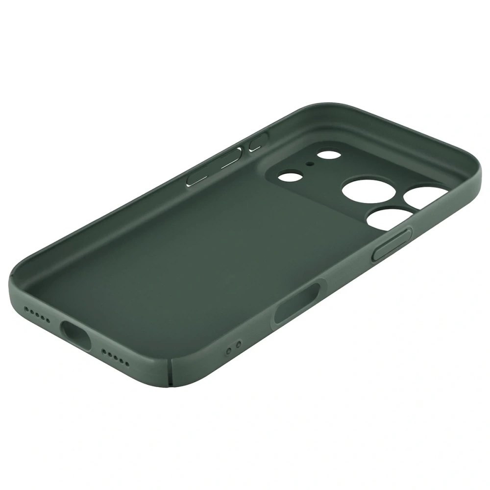 Etui Bizon Case Łupka do Apple iPhone 17 Pro zielone