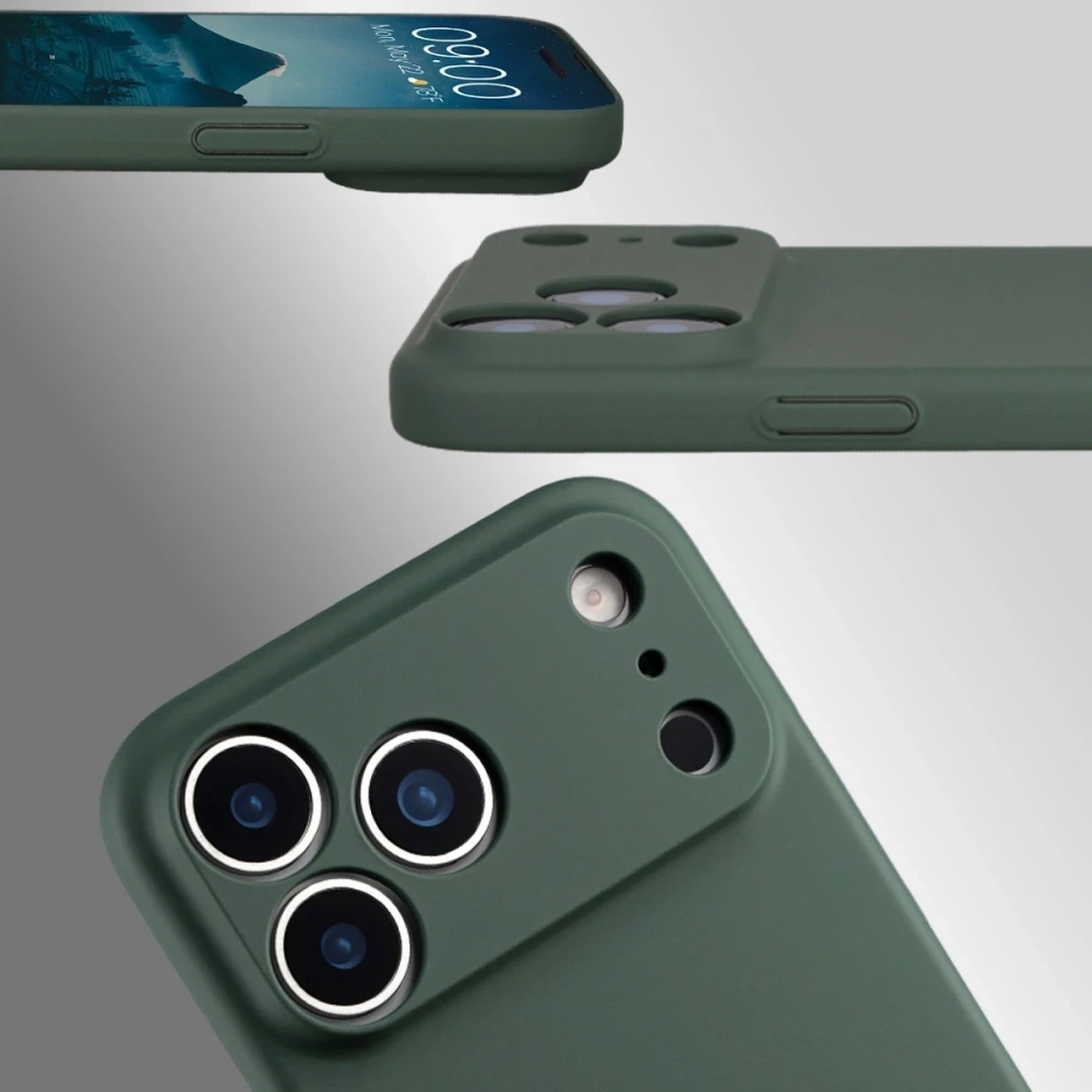 Etui Bizon Case Łupka do Apple iPhone 17 Pro Max zielone