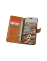 Etui z klapką Bizon Case Pocket do Apple iPhone 17 Air brązowe