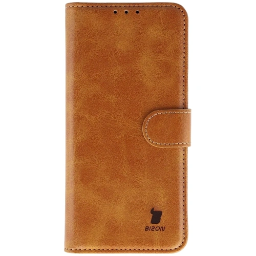 Etui z klapką Bizon Case Pocket do Apple iPhone 17 Air brązowe