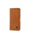 Etui z klapką Bizon Case Pocket do Apple iPhone 17 Air brązowe