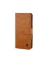 Etui z klapką Bizon Case Pocket do Apple iPhone 17 Pro brązowe