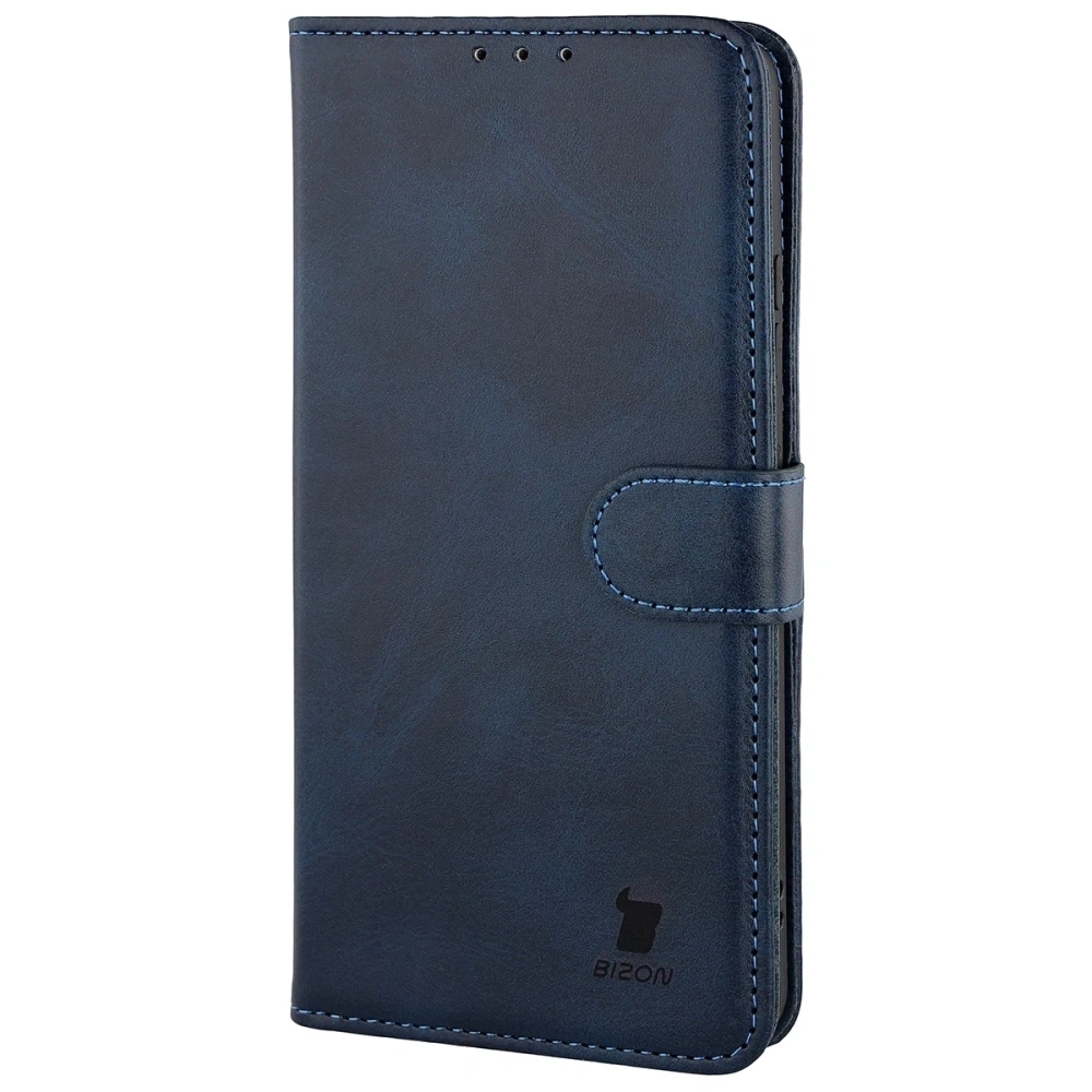 Etui z klapką Bizon Case Pocket do Motorola Moto G86 5G / G86 Power 5G granatowe