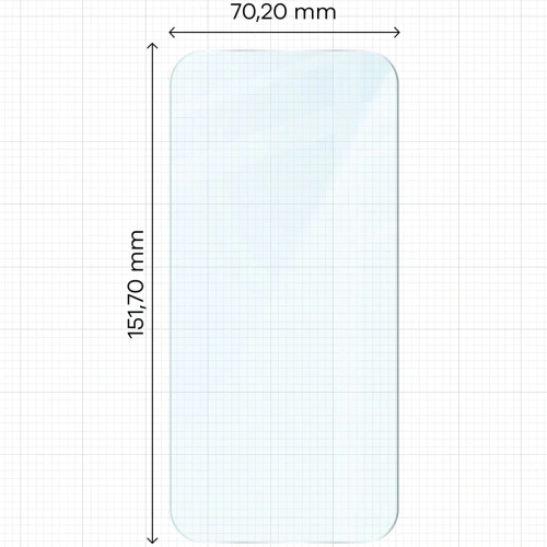 Szkło hartowane Bizon Glass Clear 2 do Apple iPhone 17 Air