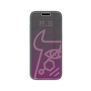 Prywatyzujące szkło hybrydowe Bizon Glass Mule Shadow do Apple iPhone 16 Pro matowe