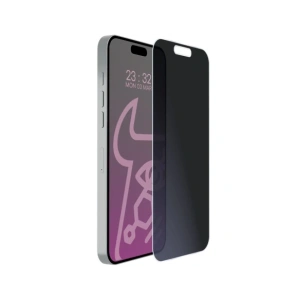 Prywatyzujące szkło hybrydowe Bizon Glass Mule Shadow do Apple iPhone 16 Pro matowe
