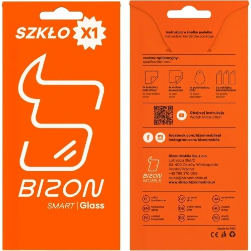 Szkło ochronne 2.5D Bizon Smart Glass do Samsung Galaxy S25+ Plus