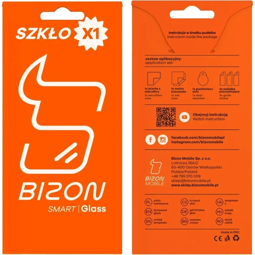 Szkło ochronne 2.5D Bizon Smart Glass do Samsung Galaxy S25 Ultra