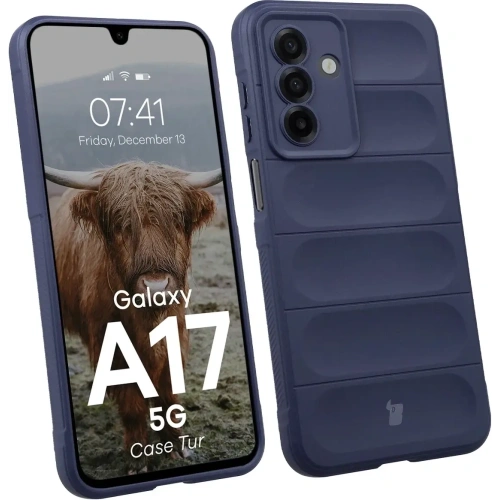 Pancerne etui Bizon Case Tur do Samsung Galaxy A17 5G granatowe