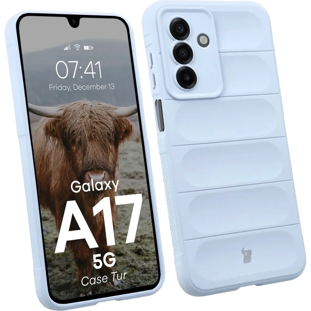 Pancerne etui Bizon Case Tur do Samsung Galaxy A17 5G jasnoniebieskie