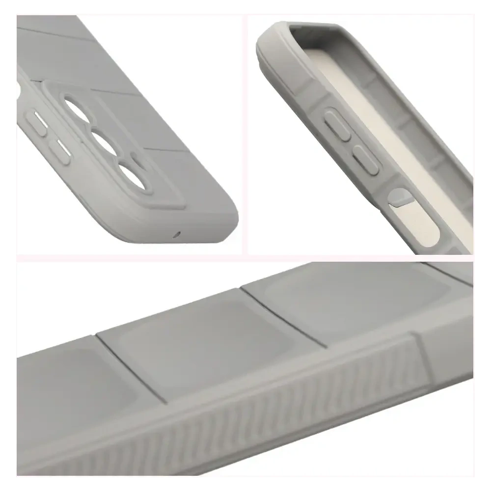 Pancerne etui Bizon Case Tur do Samsung Galaxy A17 5G jasnoszare