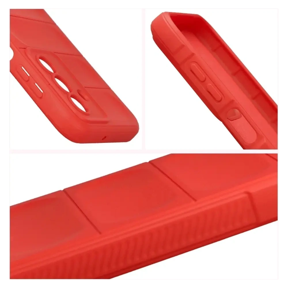 Pancerne etui Bizon Case Tur do Samsung Galaxy A17 5G czerwone