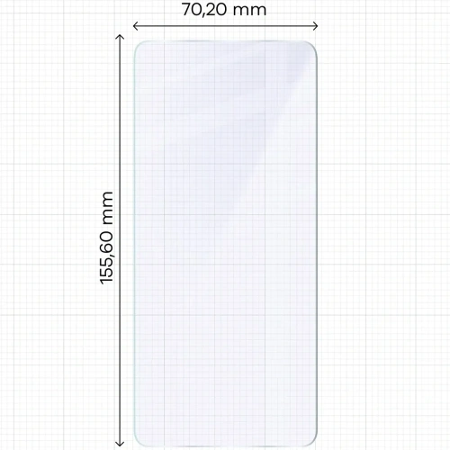 Elastyczne szkło hybrydowe Bizon Glass Mule do Motorola Moto G86 Power 5G