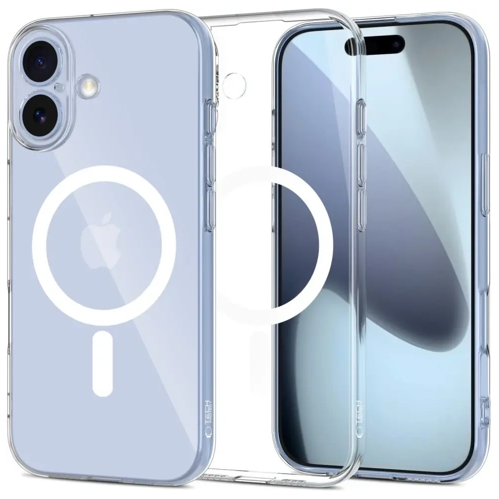 Etui Tech-Protect Flexair MagSafe do Apple iPhone 17 Clear