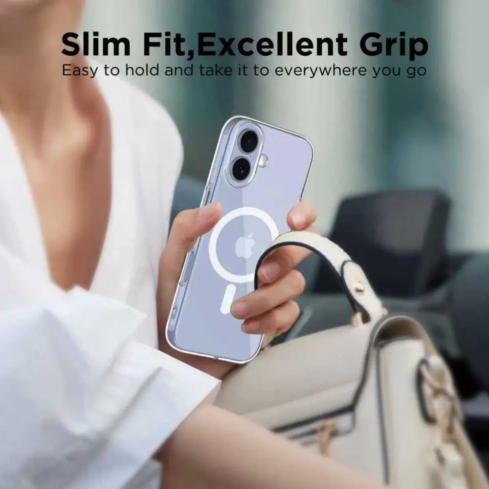 Etui Tech-Protect Flexair MagSafe do Apple iPhone 17 Clear