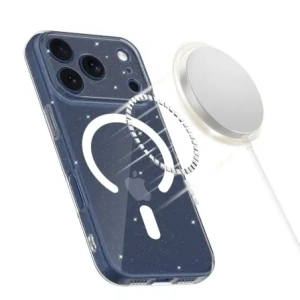 Etui Tech-Protect Flexair MagSafe do Apple iPhone 17 Pro Glitter