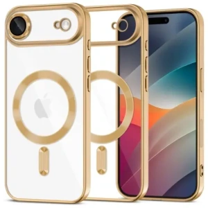 Etui Tech-Protect MagFlex MagSafe do Apple iPhone 17 Air Shiny Gold