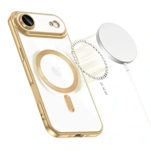 Etui Tech-Protect MagFlex MagSafe do Apple iPhone 17 Air Shiny Gold