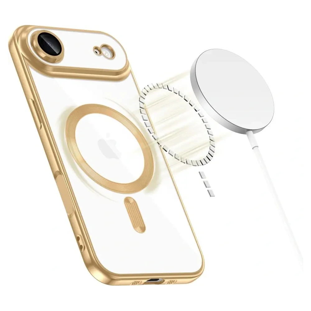 Etui Tech-Protect MagFlex MagSafe do Apple iPhone Air Shiny Gold