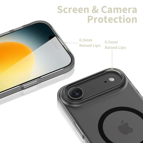 Etui Tech-Protect Magslim MagSafe do Apple iPhone 17 Air Matte/black