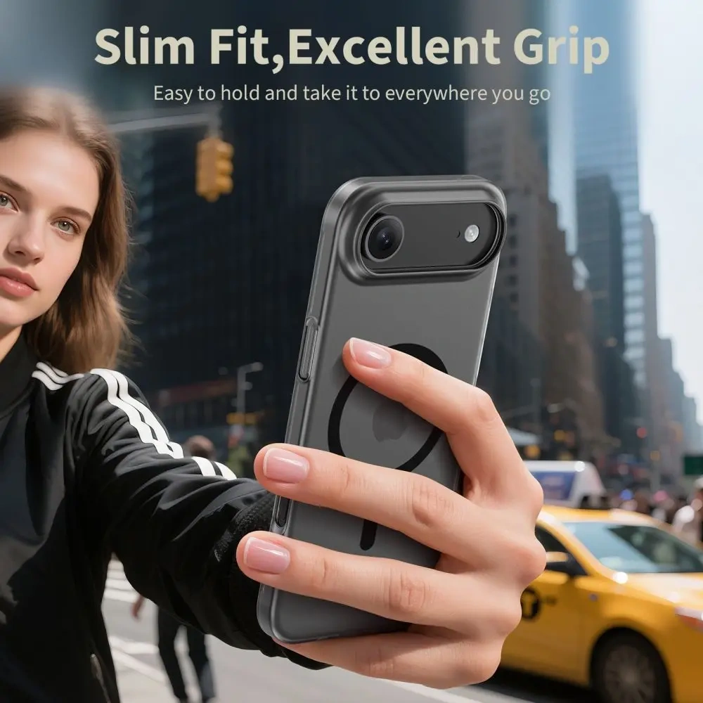 Etui Tech-Protect Magslim MagSafe do Apple iPhone Air Matte/black