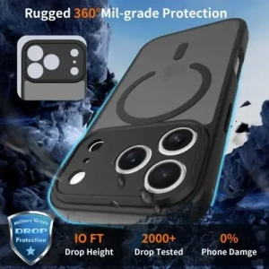Etui Tech-Protect BasicMag MagSafe do Apple iPhone 17 Pro Matte Black