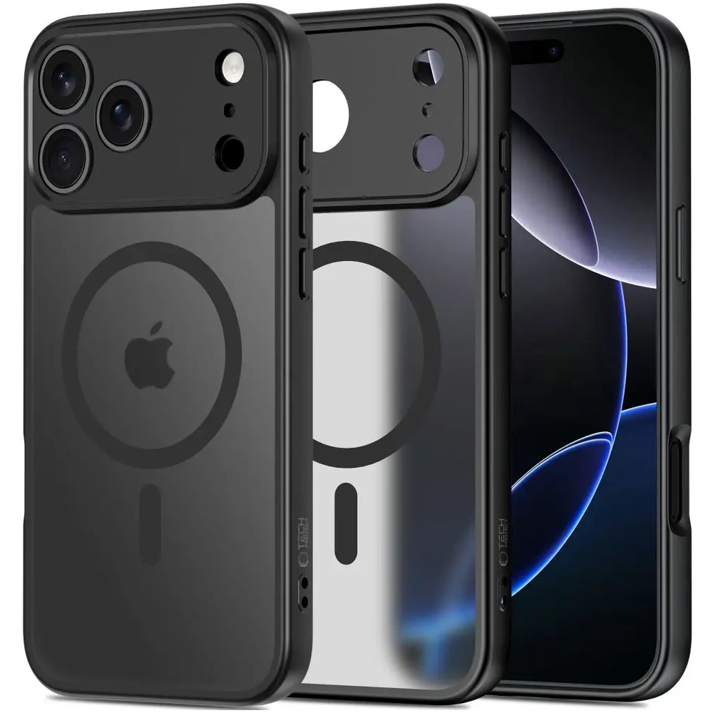 Etui Tech-Protect BasicMag MagSafe do Apple iPhone 17 Pro Max Matte Black