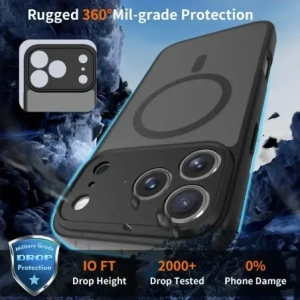 Etui Tech-Protect BasicMag MagSafe do Apple iPhone 17 Pro Max Matte Black