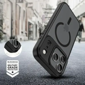 Etui Tech-Protect Magmat MagSafe do Apple iPhone 17 Pro Matte Black