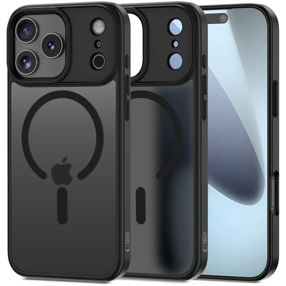 Etui Tech-Protect Magmat MagSafe do Apple iPhone 17 Pro Max Matte Black